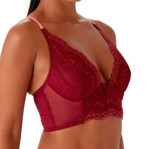 NWOT Gossard Superboost Longline Plunge Bra 32F